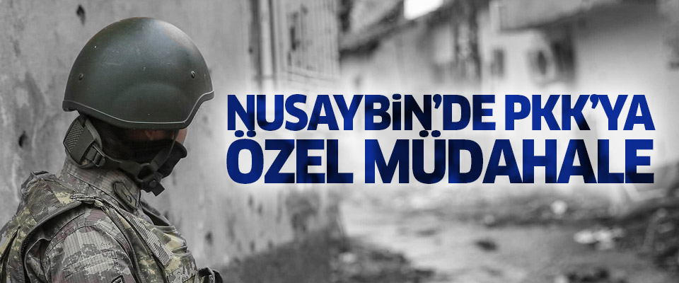 Nusaybin'de PKK'ya özel müdahale