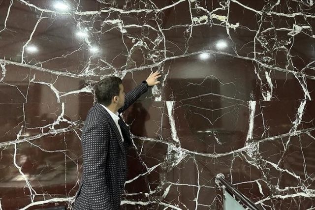 بعد المسجد الحرام والبيت الأبيض.. رخام تركي يزين مباني دبي