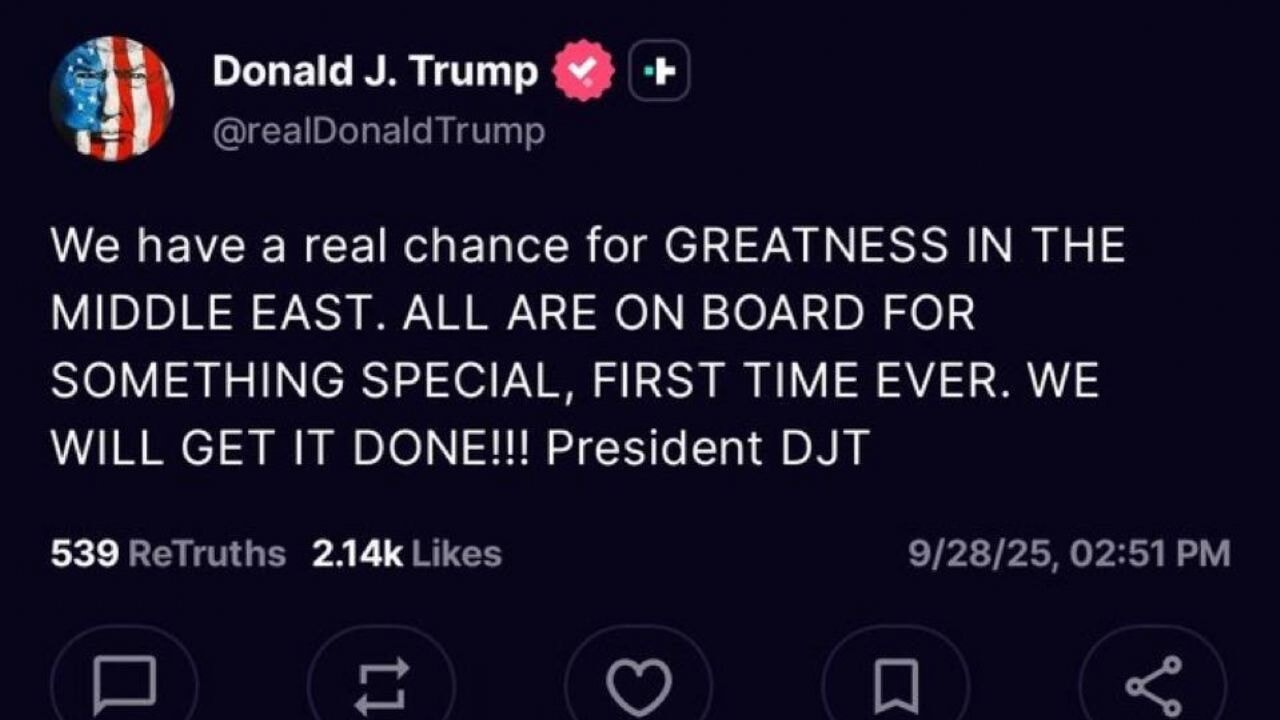 'Büyük barış' yakın! Trump: Orta Doğu'yu dönüştürecek anlaşma son aşamada