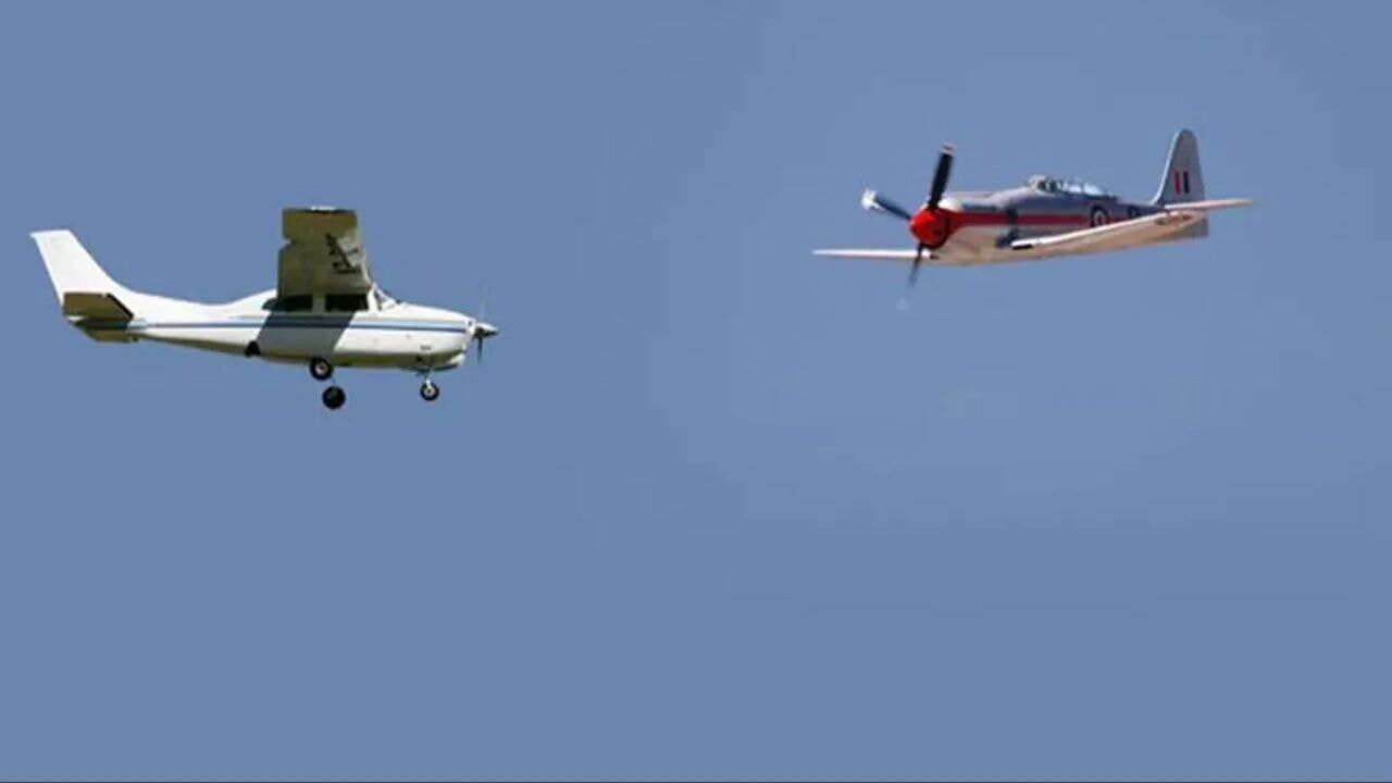 ABD'de iki uçak çarpıştı: Can kaybı ve yaralılar var