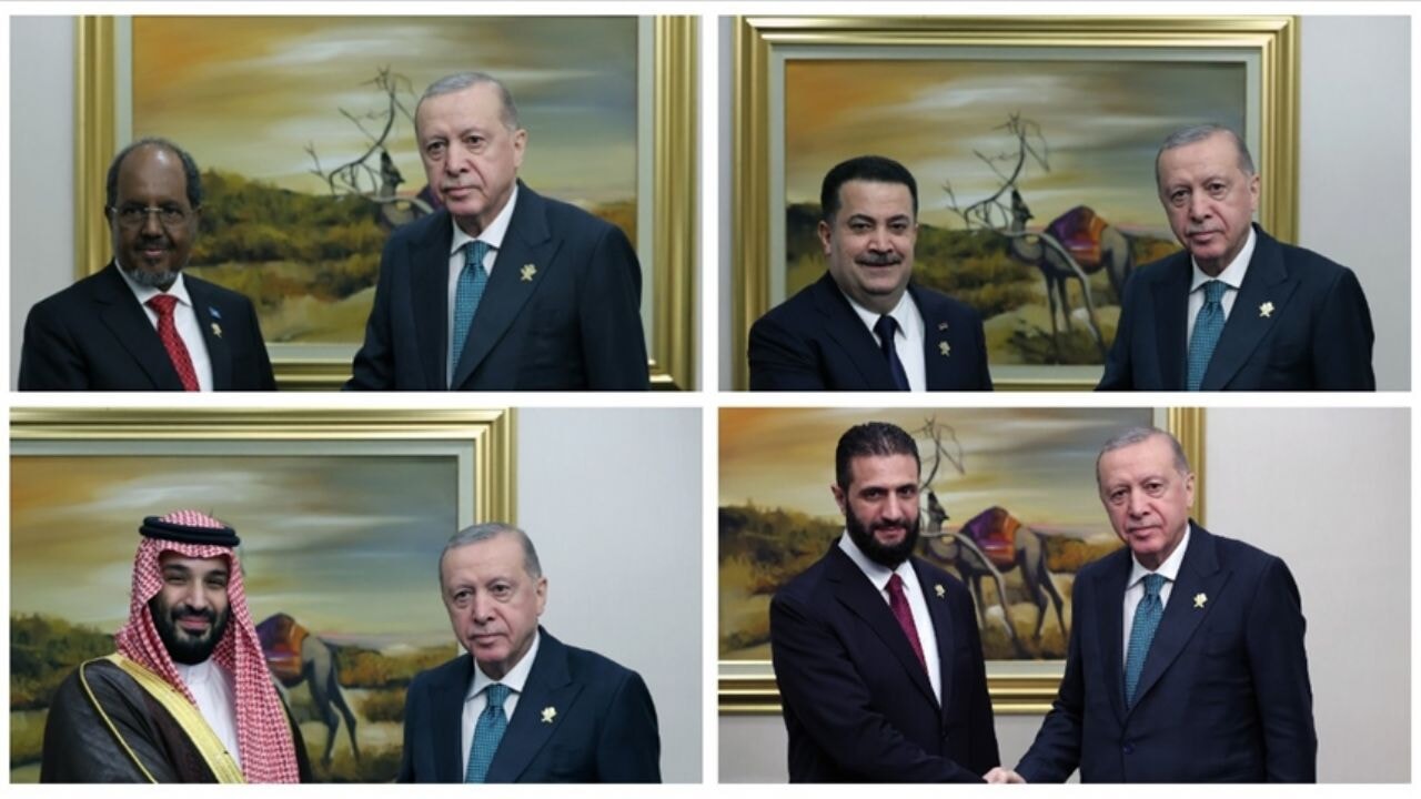 Erdoğan'dan Katar'da yoğun diplomasi trafiği