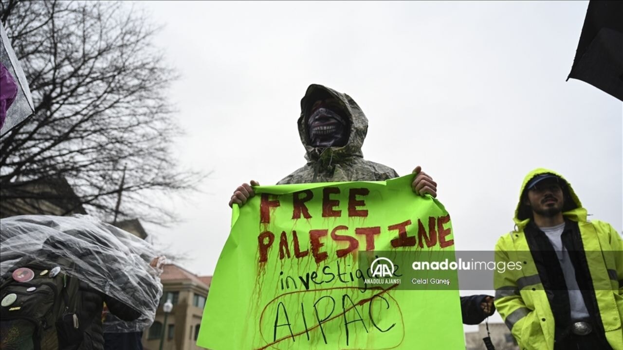 Filistin'e destek için Washington DC'de büyüyen protestolar