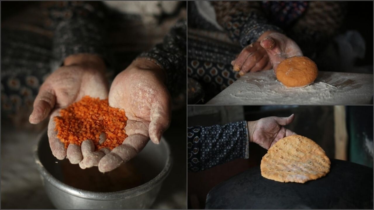 Filistinli annenin mercimek ekmeği: 'Ben ve çocuklarım aylardır aç yatıyoruz'