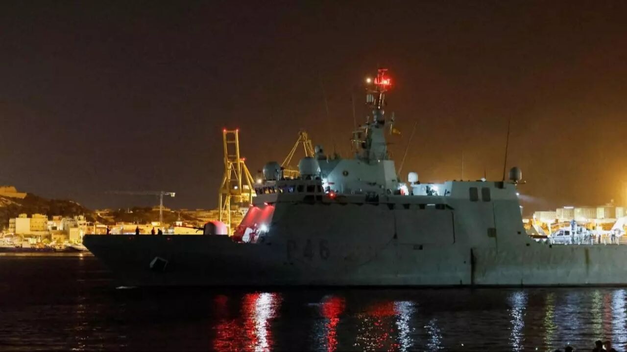 İspanyol askeri gemisi Küresel Sumud Filosu için harekete geçti