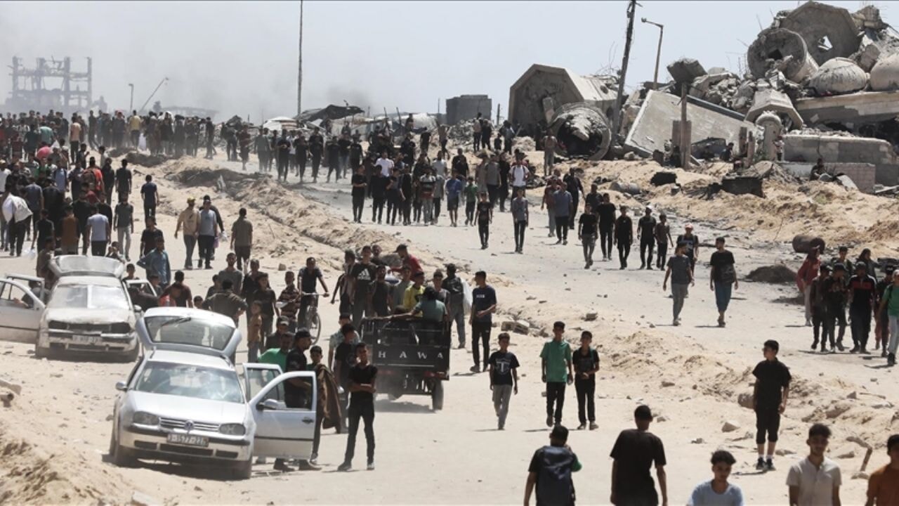 İsrail Gazze'de zorla sürgün emri verdi! Tehlikeli bölgeler açıklandı