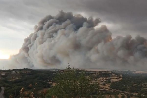 Katalonya orman yangınları ile boğuşuyor!