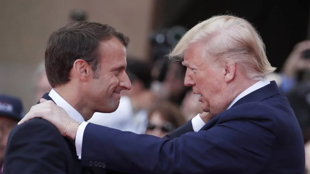 Macron: ABD yönetimi (Trump) fikir değiştirdi