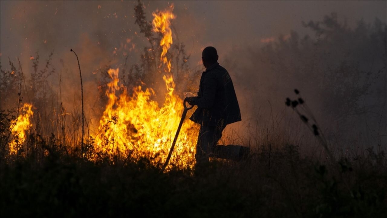 Sakar Dağı Alev Alev: Meriç Nehri'ni Aşan Yangın Avrupa Yolunu Kesti!