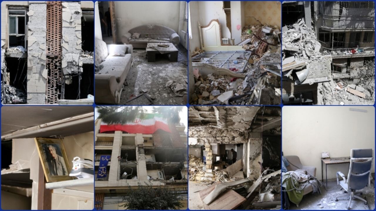 Tahran'da nükleer bilimcilerin vurulduğu binalardan görüntüler