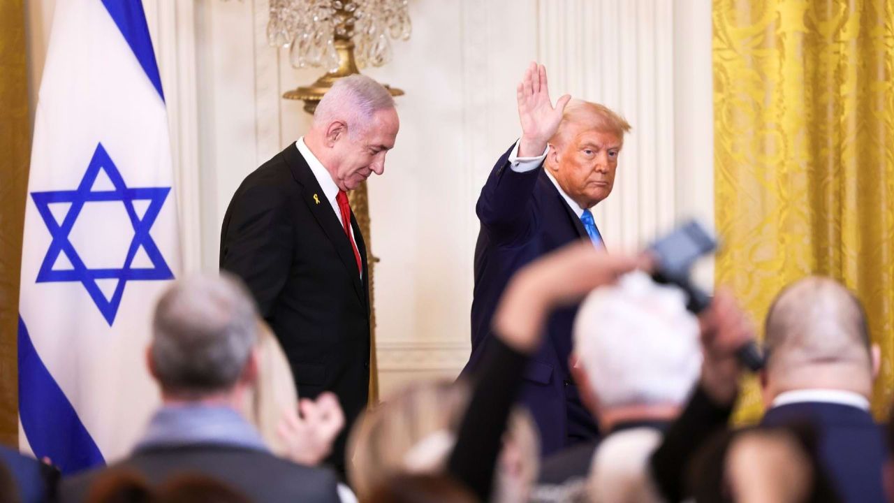 Trump, Netanyahu'nun yanında 'Gazze'de savaş bitti' dedi