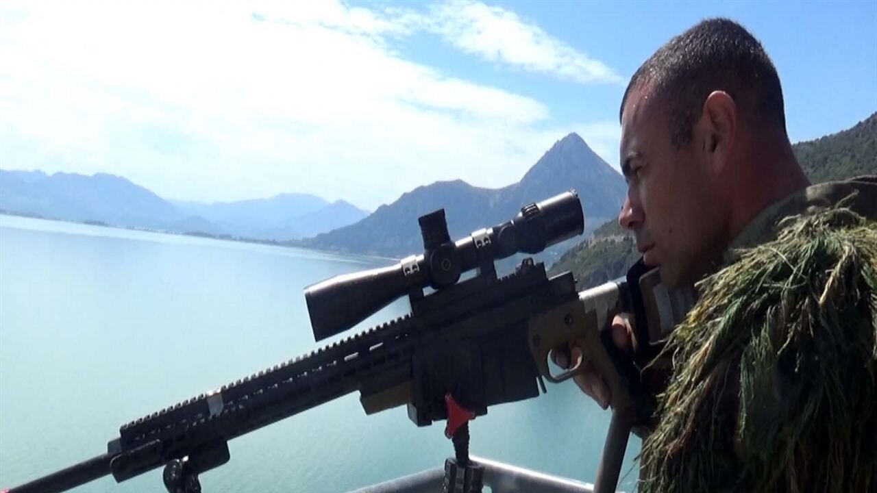 Uluslararası En İyi Keskin Nişancı Timi Yarışması'nda, ilk 3 derece Türkiye'nin