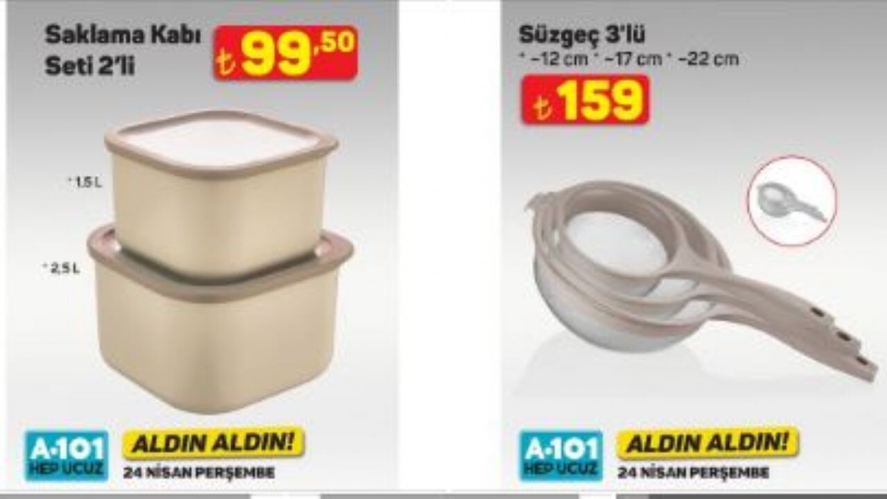 A101 24 Nisan 2025 Aktüel Ürünler Kataloğu yayınlandı