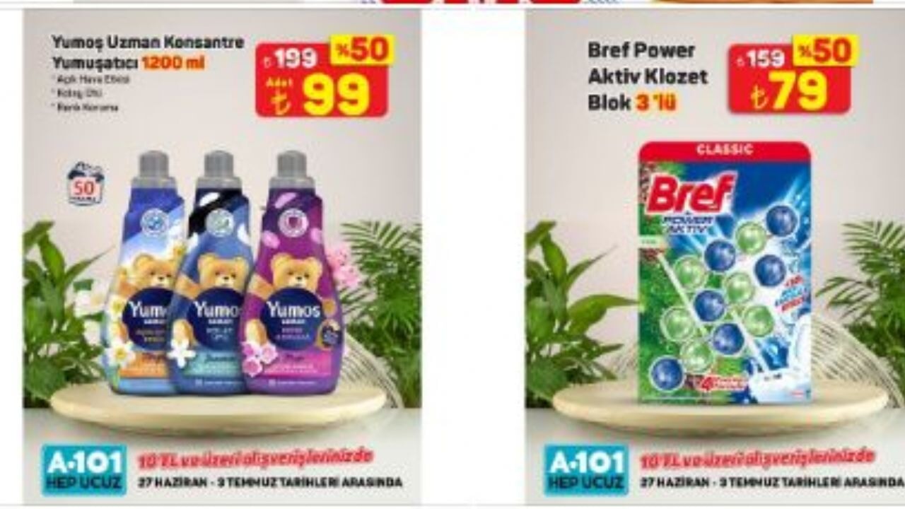 A101 27 Haziran 2025 'Haftanın Yıldızları' kataloğu yayında