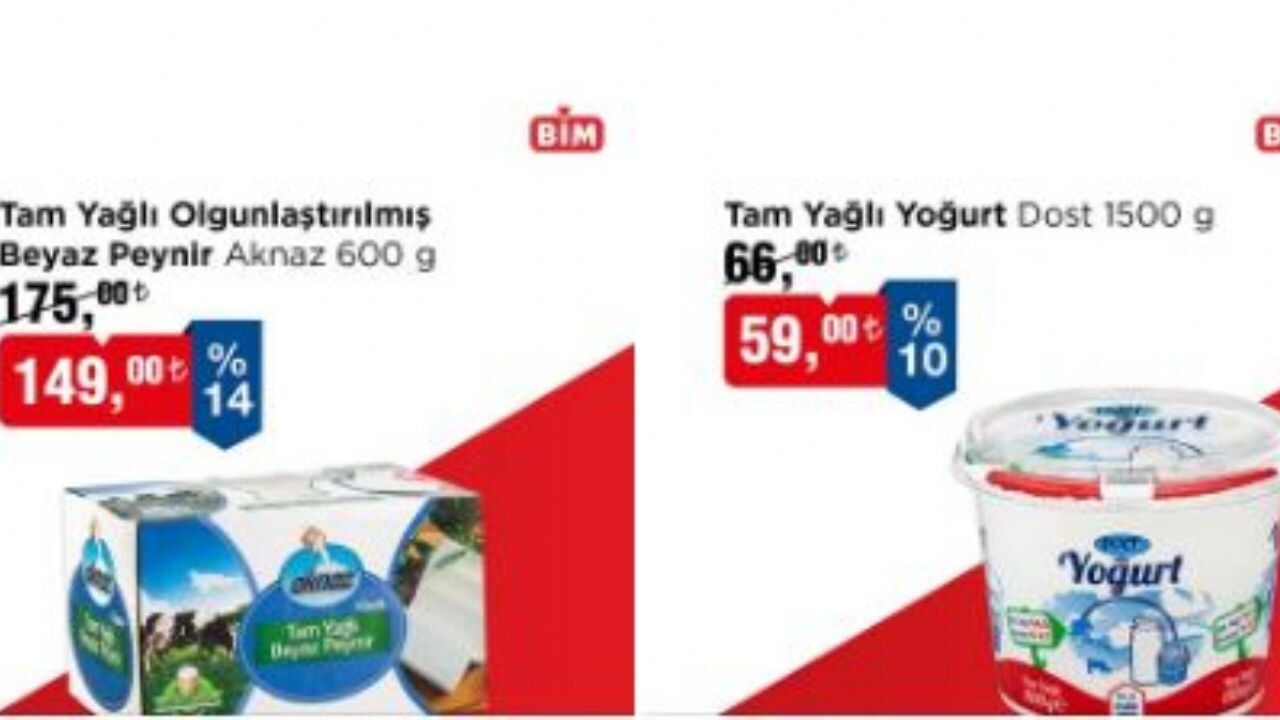 BİM'de 2-5 Mayıs tarihleri arasında indirimler sizleri bekliyor! Seçili Meyve, Sebze ve Ürünlerde aktüel fırsatlar