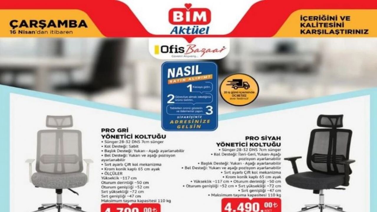 BİM'e 16 Nisan'da televizyon ve beyaz eşya geliyor! Aktüel ürünler kataloğu yayınlandı