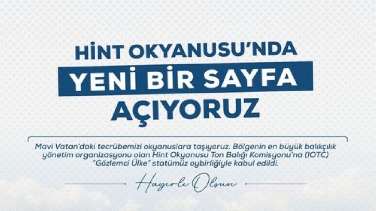 'Mavi Vatan'daki tecrübemizi okyanuslara taşıyoruz'