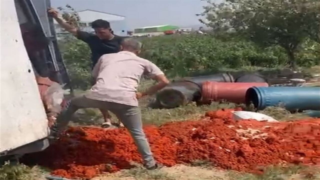 Salçada hile: 6 ton domates posası imha edildi