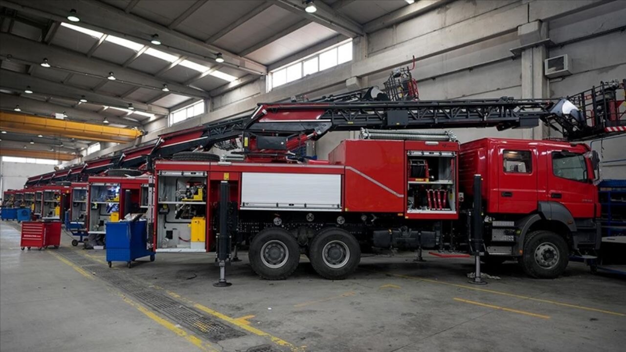 Türk firmanın itfaiye araçları Suudi Arabistan'da üretilecek