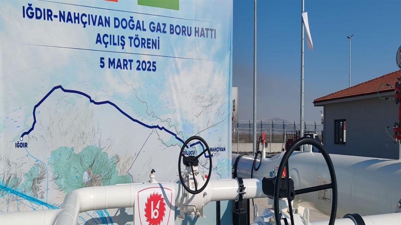 Türkiye'den Nahçıvan'a doğal gaz sevkiyatı başladı