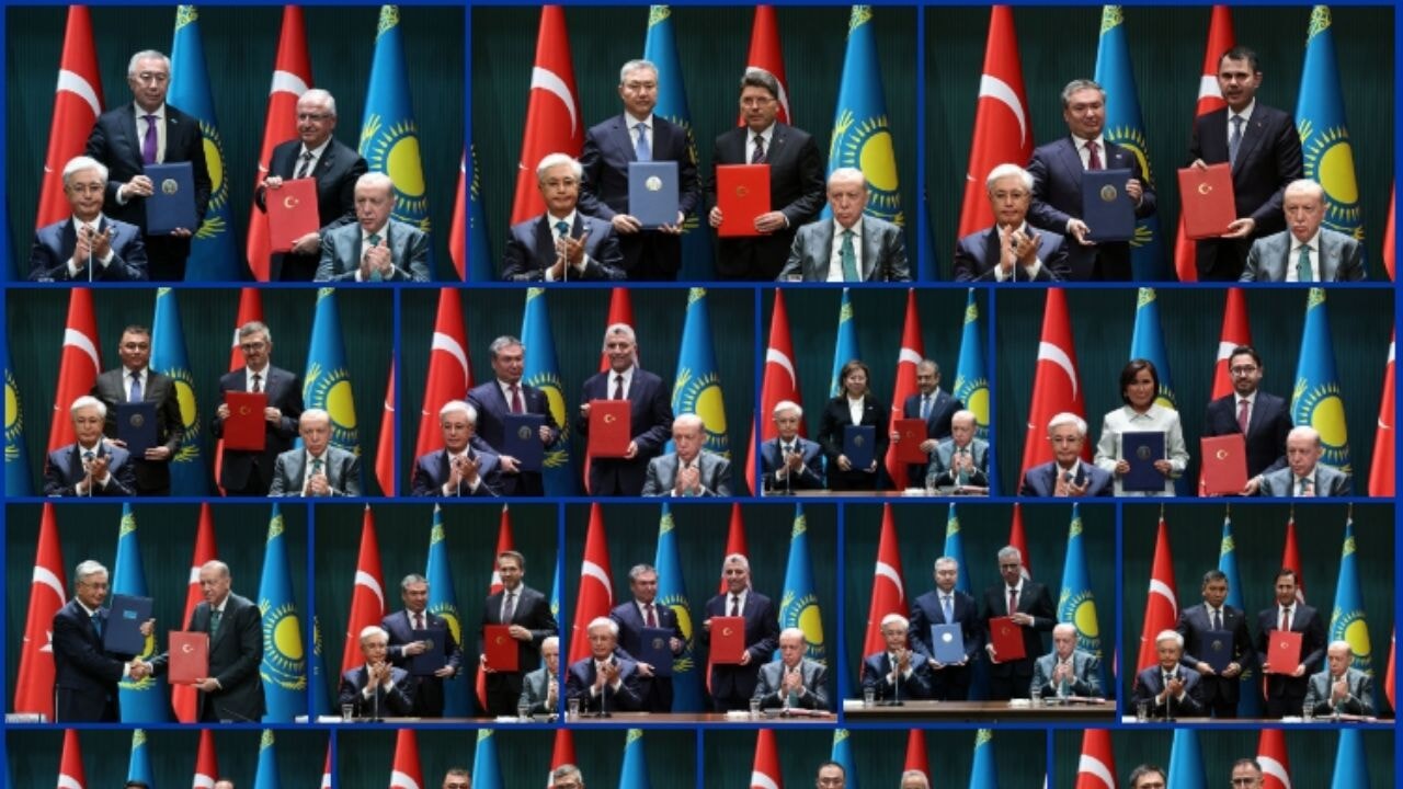 Türkiye ile Kazakistan arasında 20 anlaşma imzalandı