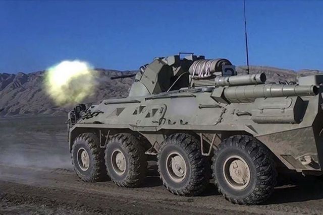 Azerbaijani army continues operation in occupied land