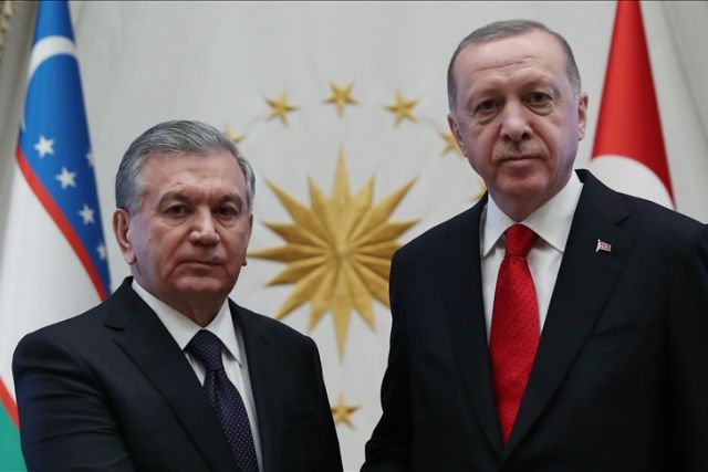 Turkish, Uzbek presidents discuss regional issues