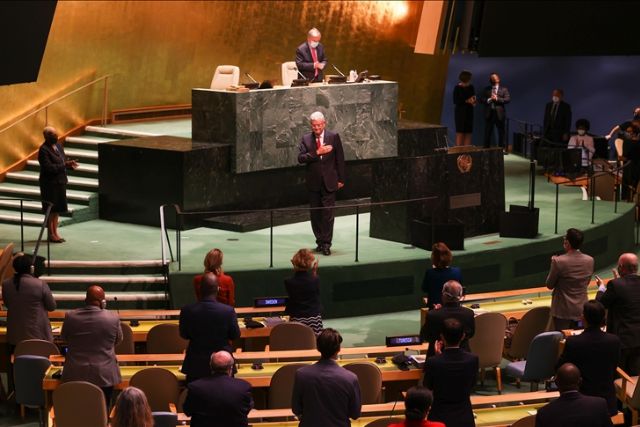 Volkan Bozkir hands over UNGA presidency to former Maldives top diplomat