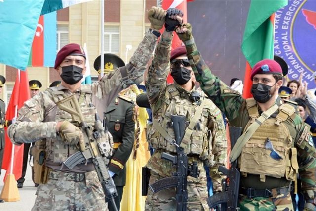 Turkey, Azerbaijan, Pakistan joint military exercises continue