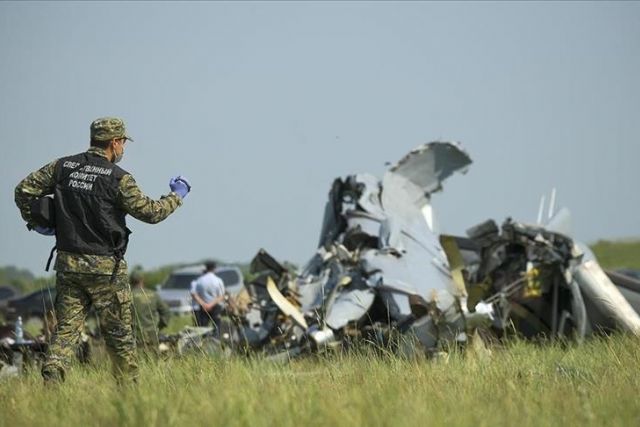 Plane crashes in Russia’s Tatarstan, 16 killed