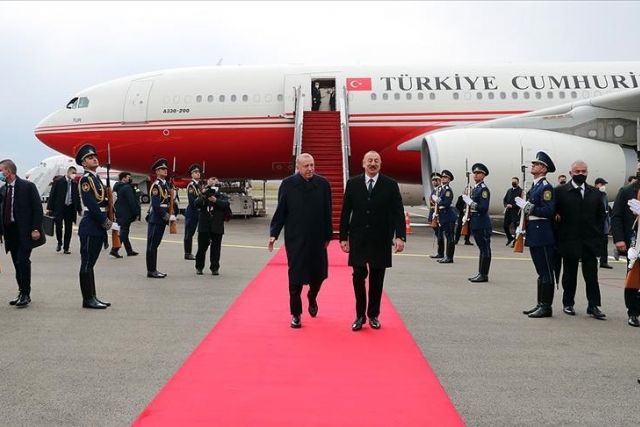 Presidents of Turkey, Azerbaijan inaugurate Fuzuli International Airport in