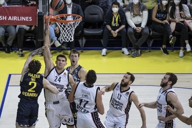 Armani Exchange Milan stay at top of EuroLeague with dominating win against Fenerbahce