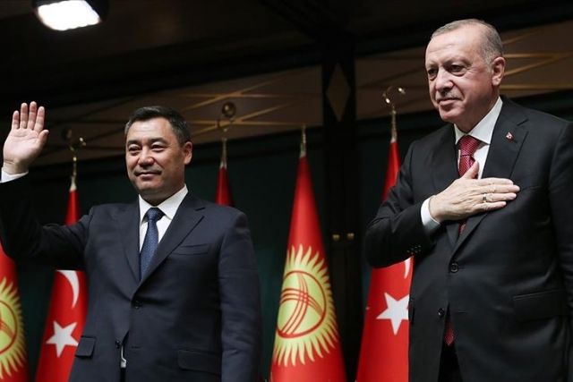 Turkish, Kyrgyz leaders mark 30th year of diplomatic ties