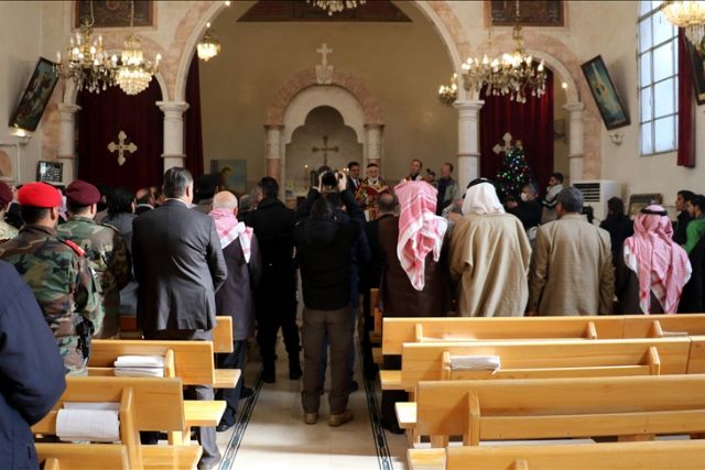 Christmas celebrated in border area of northern Syria