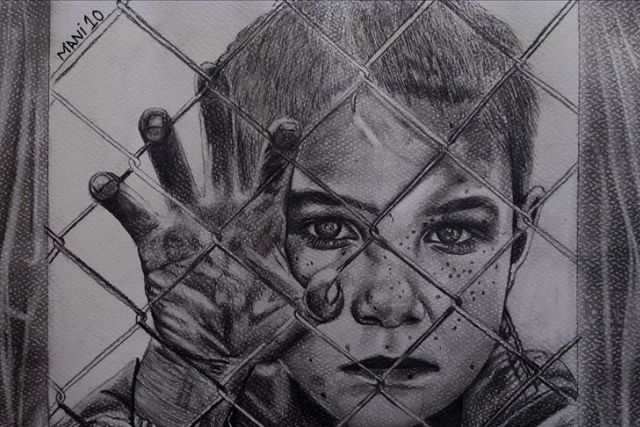 Young artists paint life in Kashmir with hope for peace