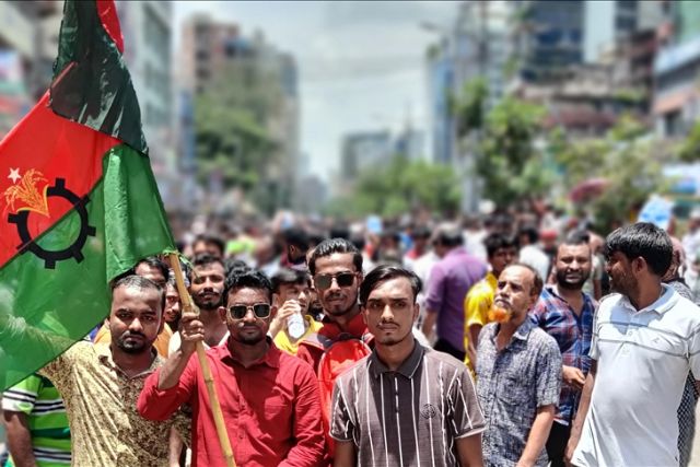 Bangladesh's opposition party holds massive rally asking government to quit