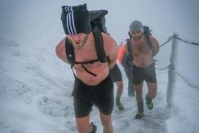 Former World Cup winner Andre Schurrle does trekking on freezing mountains