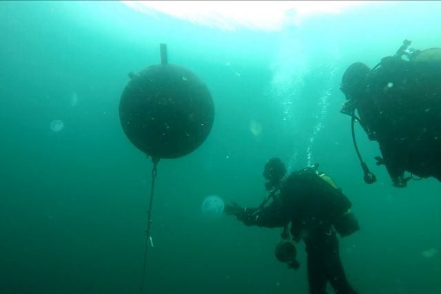 Turkish navy continues to locate, safely dispose of drifting Black Sea mines