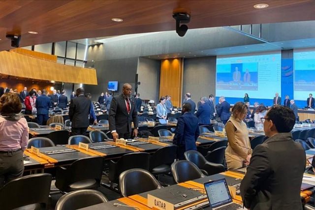 WTO General Council commemorates Türkiye quake victims in minute of silence