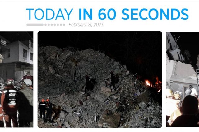 Today in 60 seconds - Feb. 21, 2023
