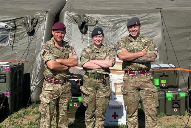 British Army medic impressed by resilience of Turkish people following quakes