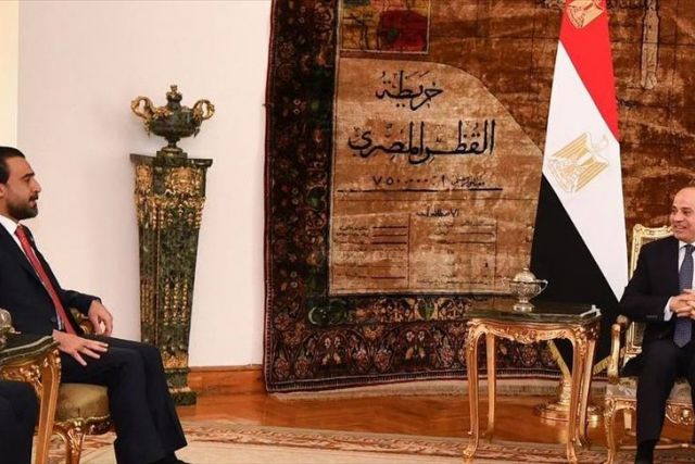 Iraqi parliament speaker discusses Syria, joint cooperation in Egypt