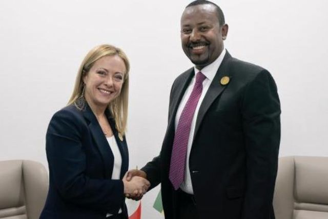 Ethiopian, Italian premiers hold discussions in Addis Ababa