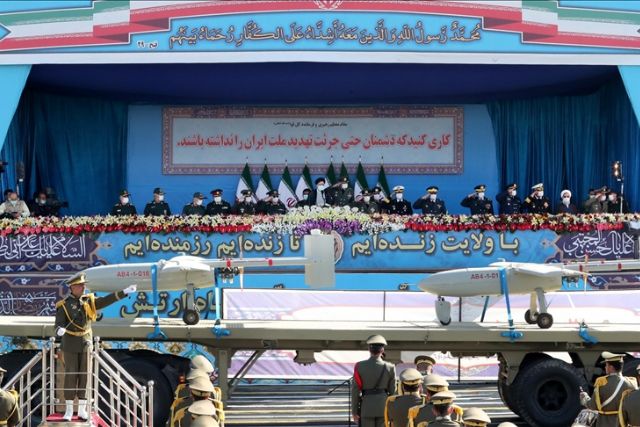 Iran’s army displays wide array of drones at annual military parade