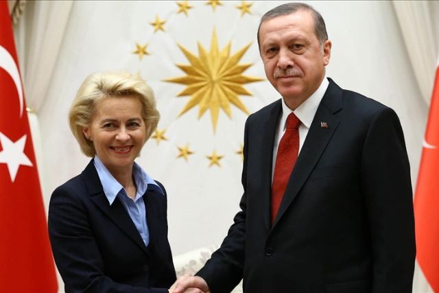 Turkish president, EU Commission chief discuss relations