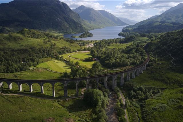 'Harry Potter Viaduct' in Scotland offers breathtaking view to visitors
