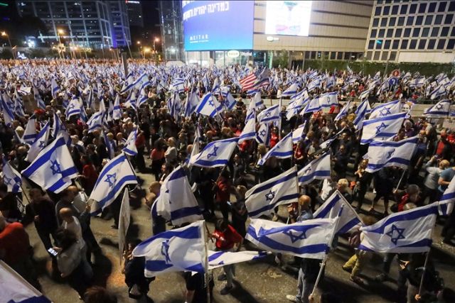 'Day of Resistance': Israelis block streets in protest against judicial overhaul