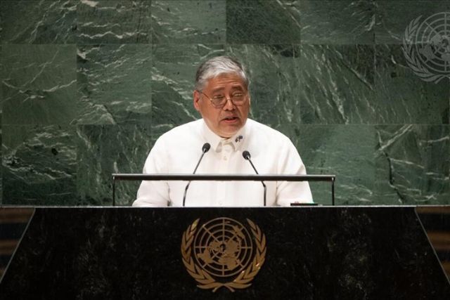 Philippines tells UN that Manila for peaceful settlement of disputes in South China Sea