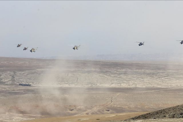 Turkish, Azerbaijani forces hit ‘enemy targets’ during Mustafa Kemal Ataturk-2023 drills
