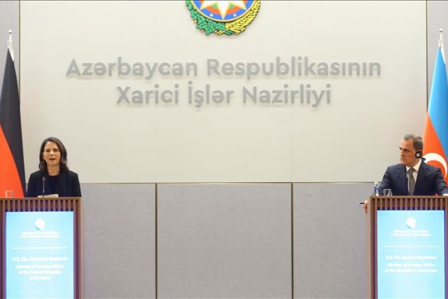 Top Azerbaijani, German diplomats meet in Baku amid regional visit