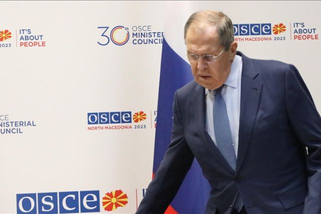 Russian’s Lavrov calls top US, EU diplomats 'cowards' for skipping meeting of European security body